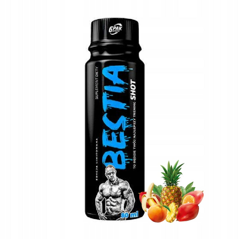 6PACK BEAST Shot 80ml Shot Pre-Workout