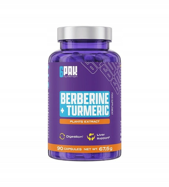 6PACK BERBERINE + TURMERIC 90cap