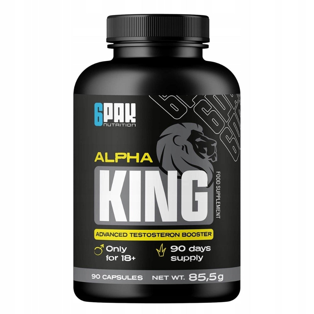 6PAK Alpha King 90 kaps. Booster Testosterone Zinc Tribulus Vitality