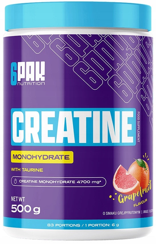 6PAK CREATINE MONOHYDRATE 500g CREATINE MONOHYDRATE