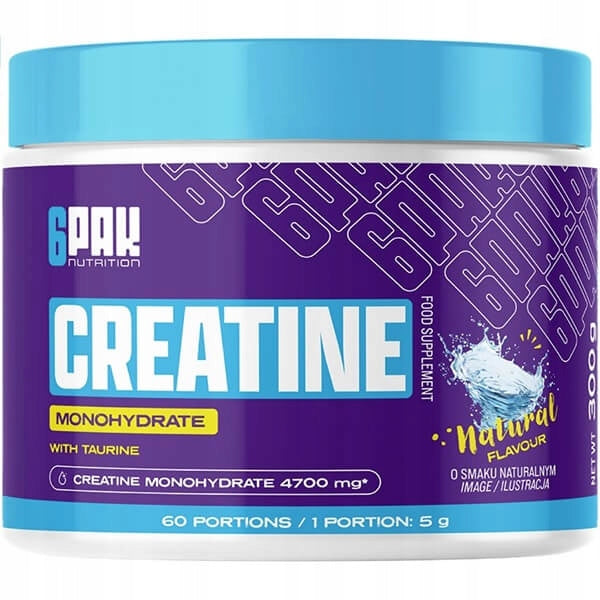 6PAK Nutrition Creatine Monohydrate 300g creatine monohydrate - natural
