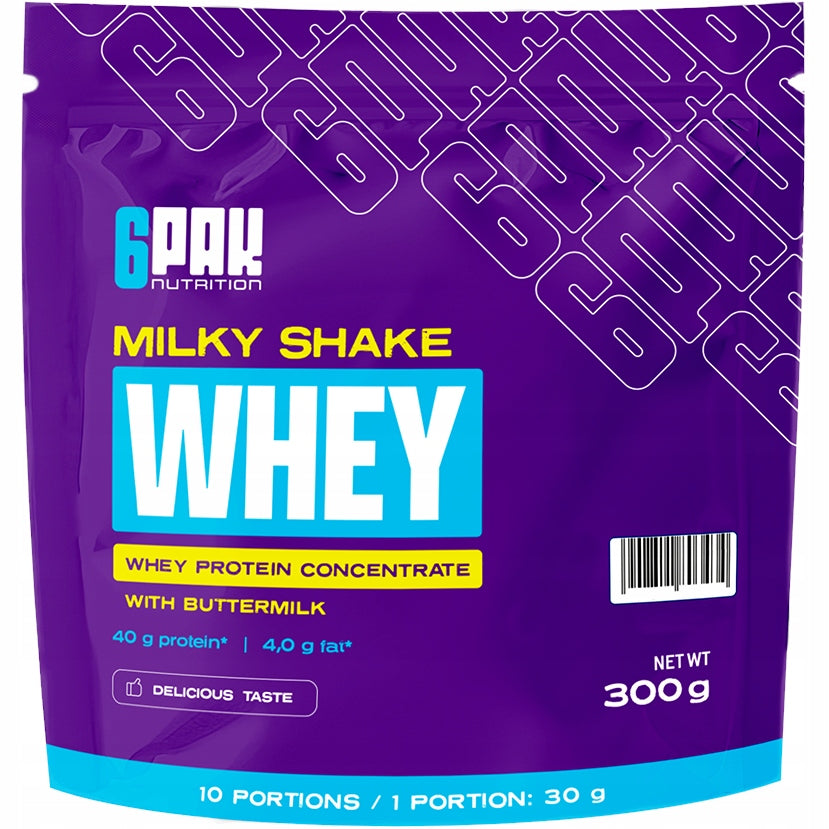 6PAK Nutrition Milky Shake Whey 300g protein wpc taste Dubai chocolate