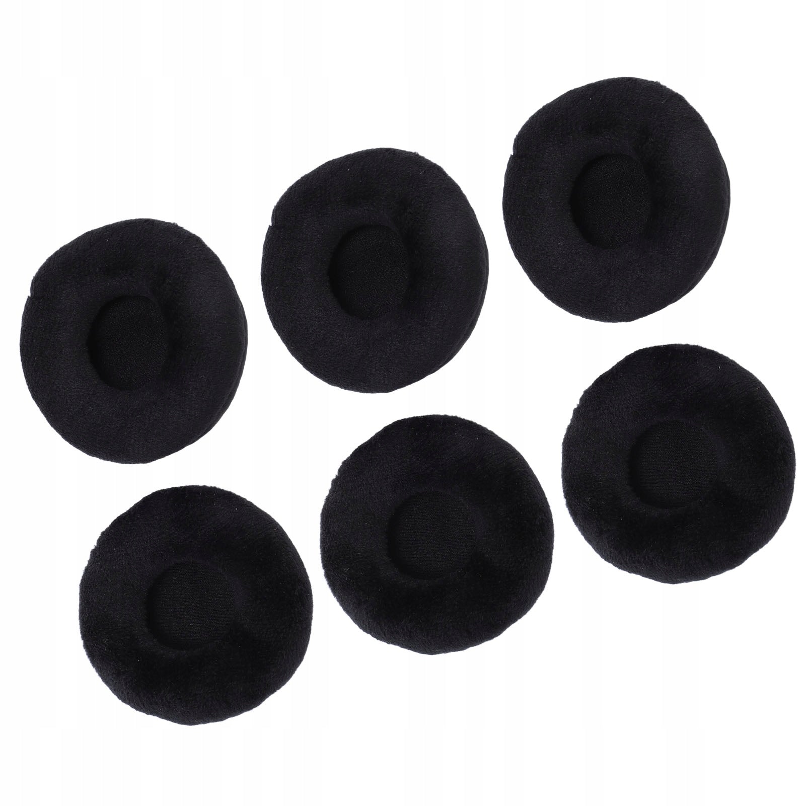 6PCS Velvet Ear Ear Cushions Removable Comfort 60mm Universal 7V Brand no brand