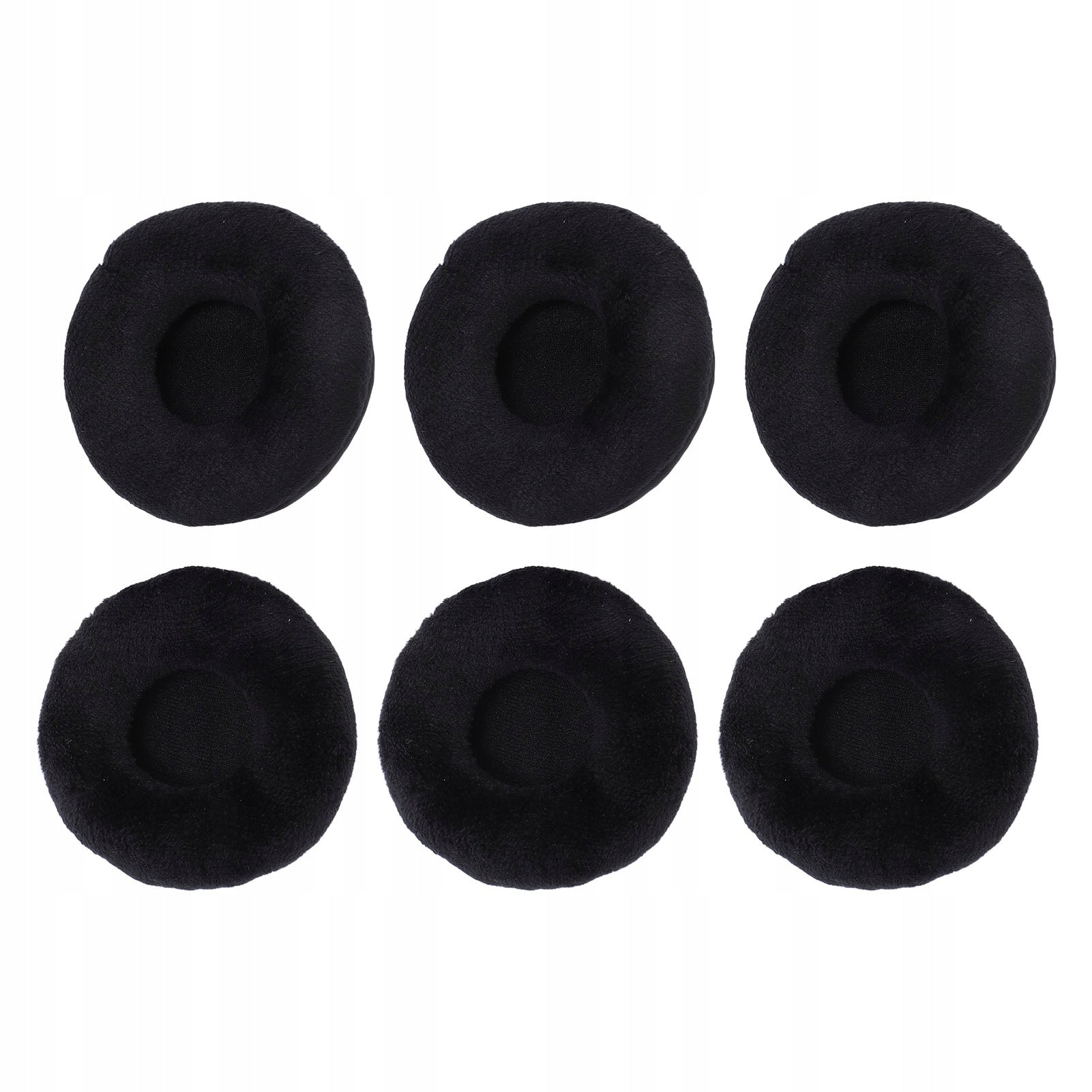 6PCS Velvet Ear Ear Cushions Removable Comfort 60mm Universal 7V