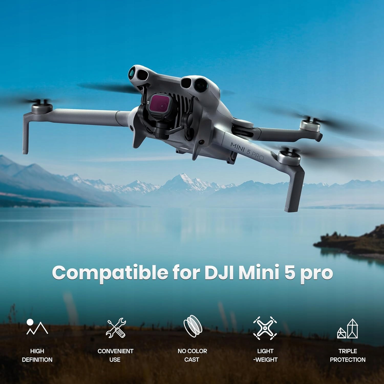6Pack Filter Set for DJI Mini 5 Pro Black Diffusion Mist/LPR/UV/ND16/64/CPL EAN (GTIN) 755225136927