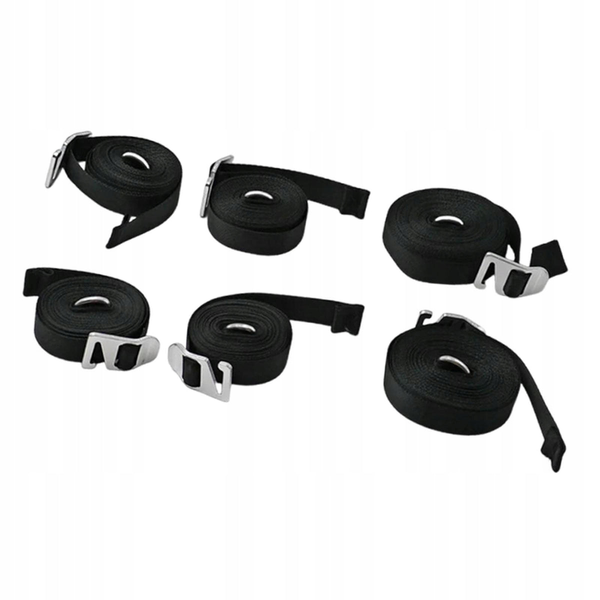 6Pcs Camping Tent Rope with Storage Bag Tent Tarp Fixed Rope for Hiking Packaging status original