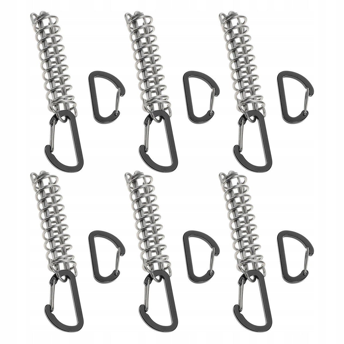6Pcs Outdoor Tent Rope Tightener Buckles with Strong Spring Lock Design Manufacturer code 22143813
