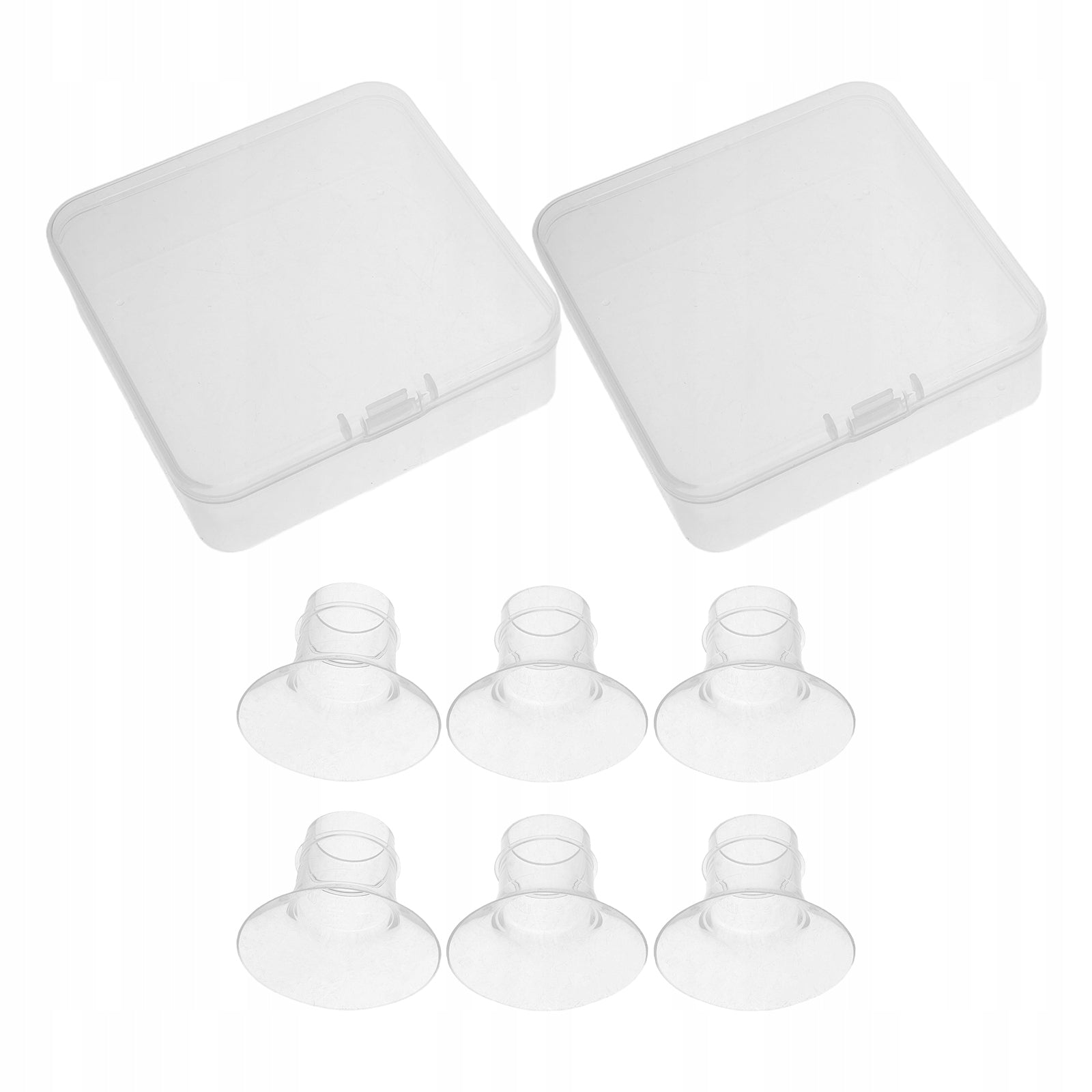 6Pcs Reusable Silicone Flange Inserts Kit for Electric Breast Pumps Manufacturer of a medical device NA