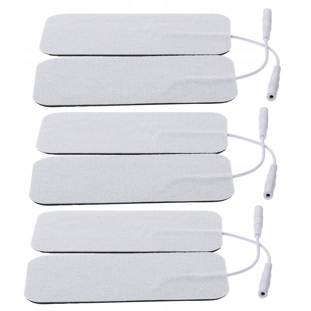 6Pcs White Gel Therapy Pads Self-Adhesive Massage Patches for Pain Relief