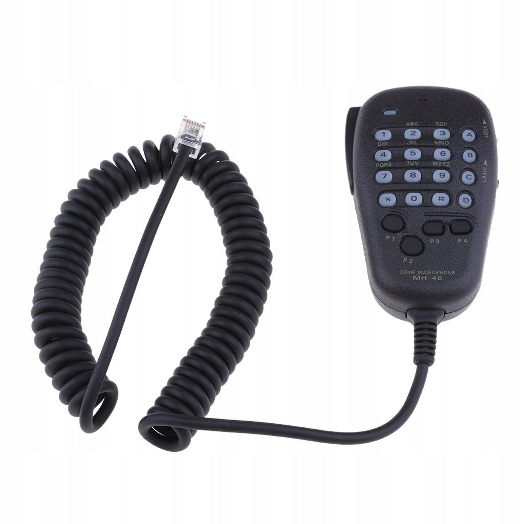 6Pin Mh A6J DTMF Handheld Microphone Speaker w/ Button for Yaesu Car Radio