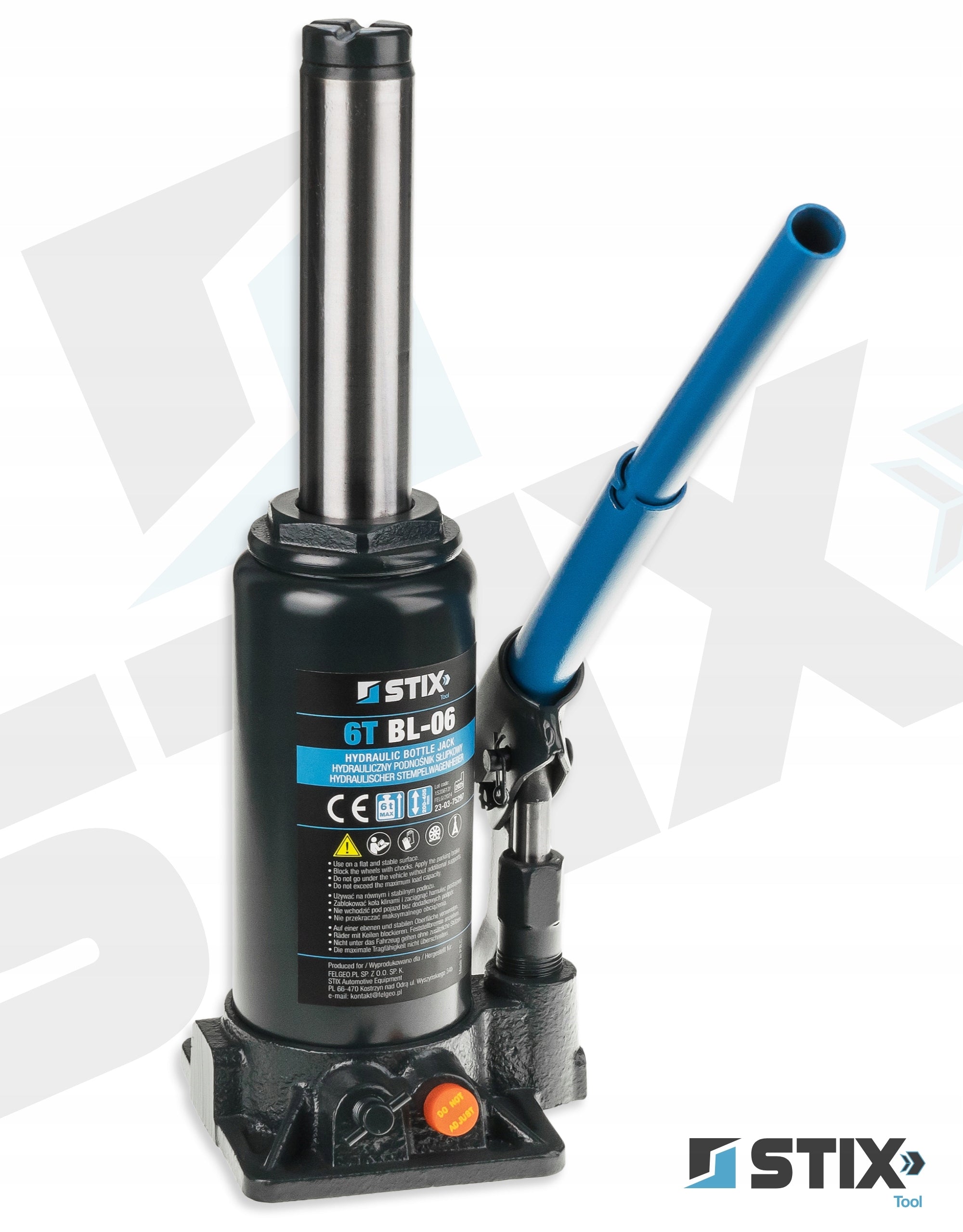 6T 200-405mm CAR BOTTLE HYDRAULIC BOTTLE LIFT BL-06 Brand Stix