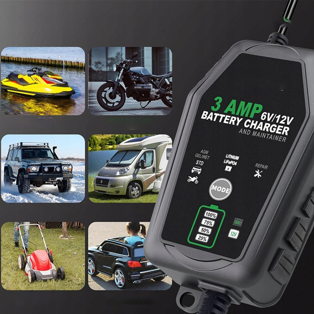 6V 12V SMART CHARGER FOR CAR AND MOTORCYCLE BATTERIES Brand no brand