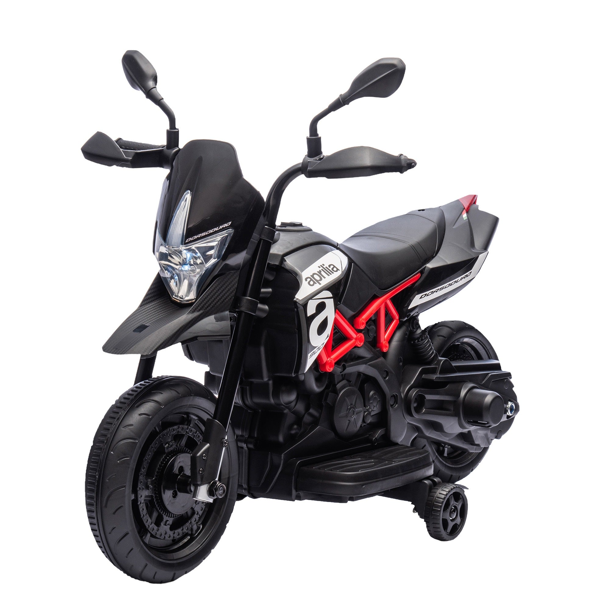 6V Electric Motorcycle for Kids, LED, Music, 3+, Gray