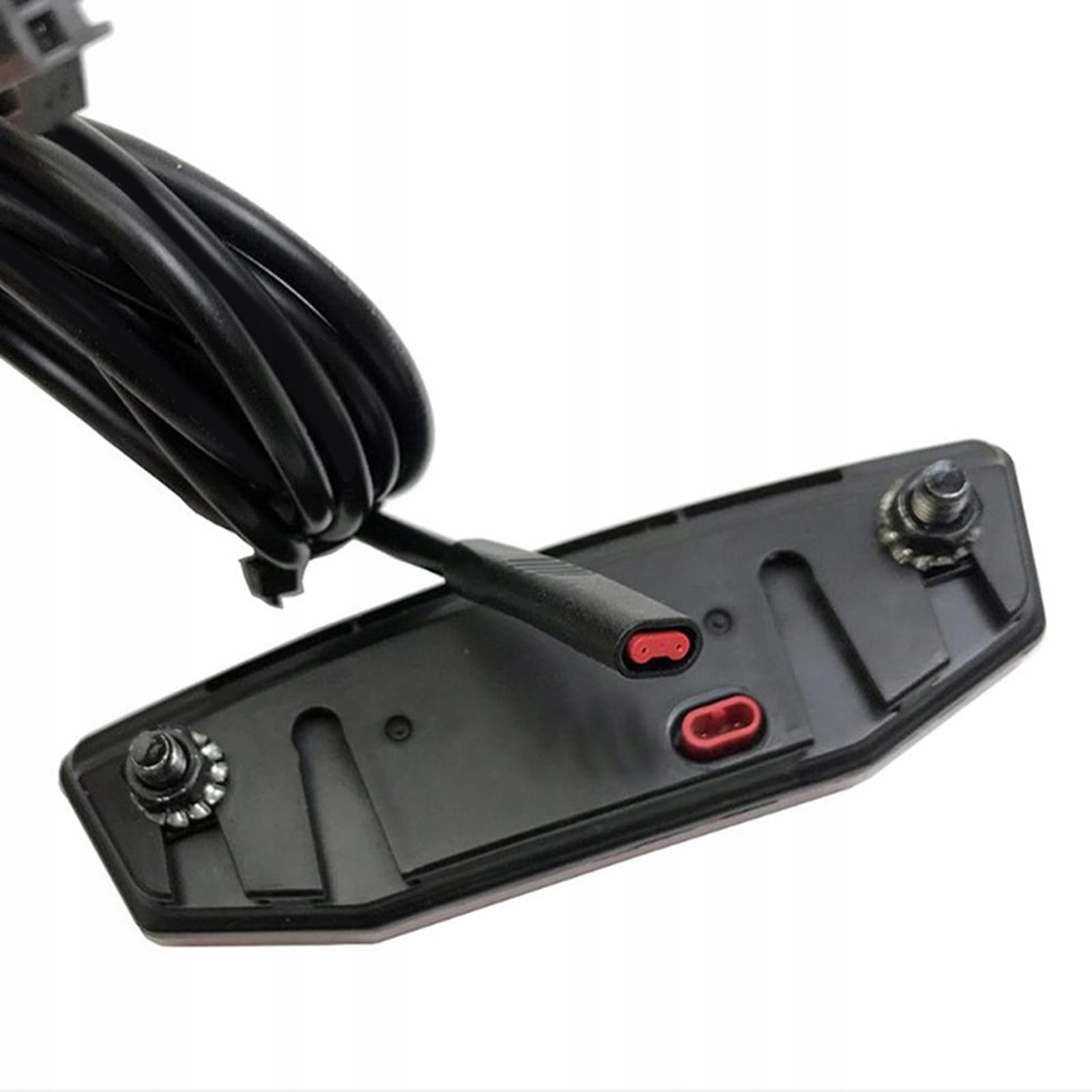 6V V Electric Bicycle Rear Light LED Bike Light E Bike Warning SM Connector Color multicolor