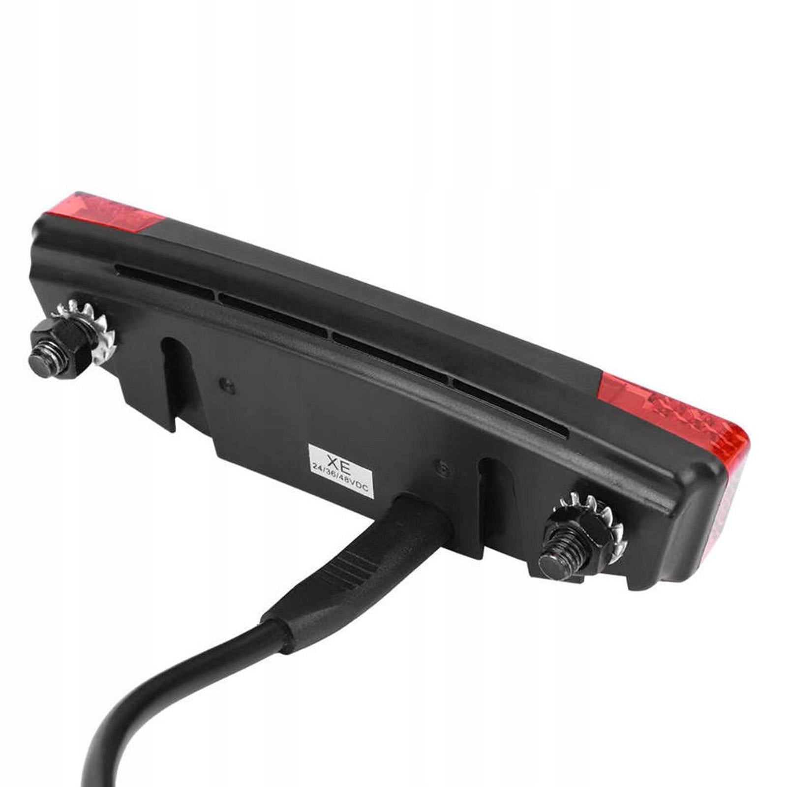 6V V Electric Bicycle Rear Light LED Bike Light E Bike Warning SM Connector Light source not specified