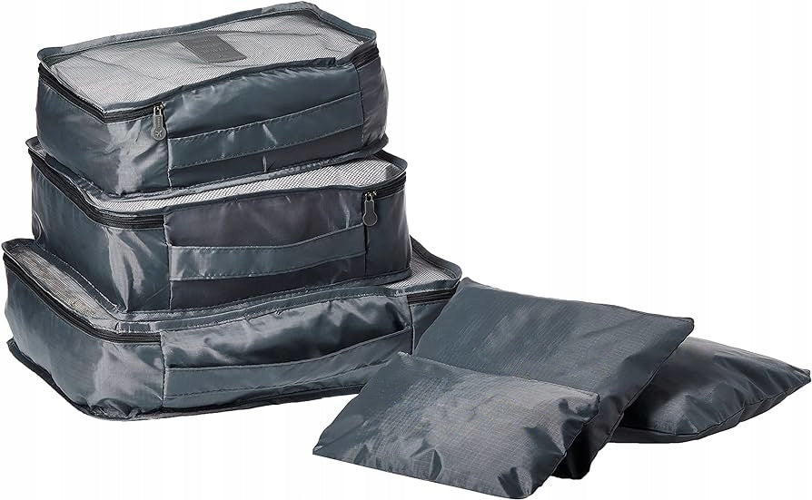 6X TRAVEL ORGANIZER FOR AIRPLANE LAUNDRY UNDERWEAR FOR SUITCASE Packaging status original