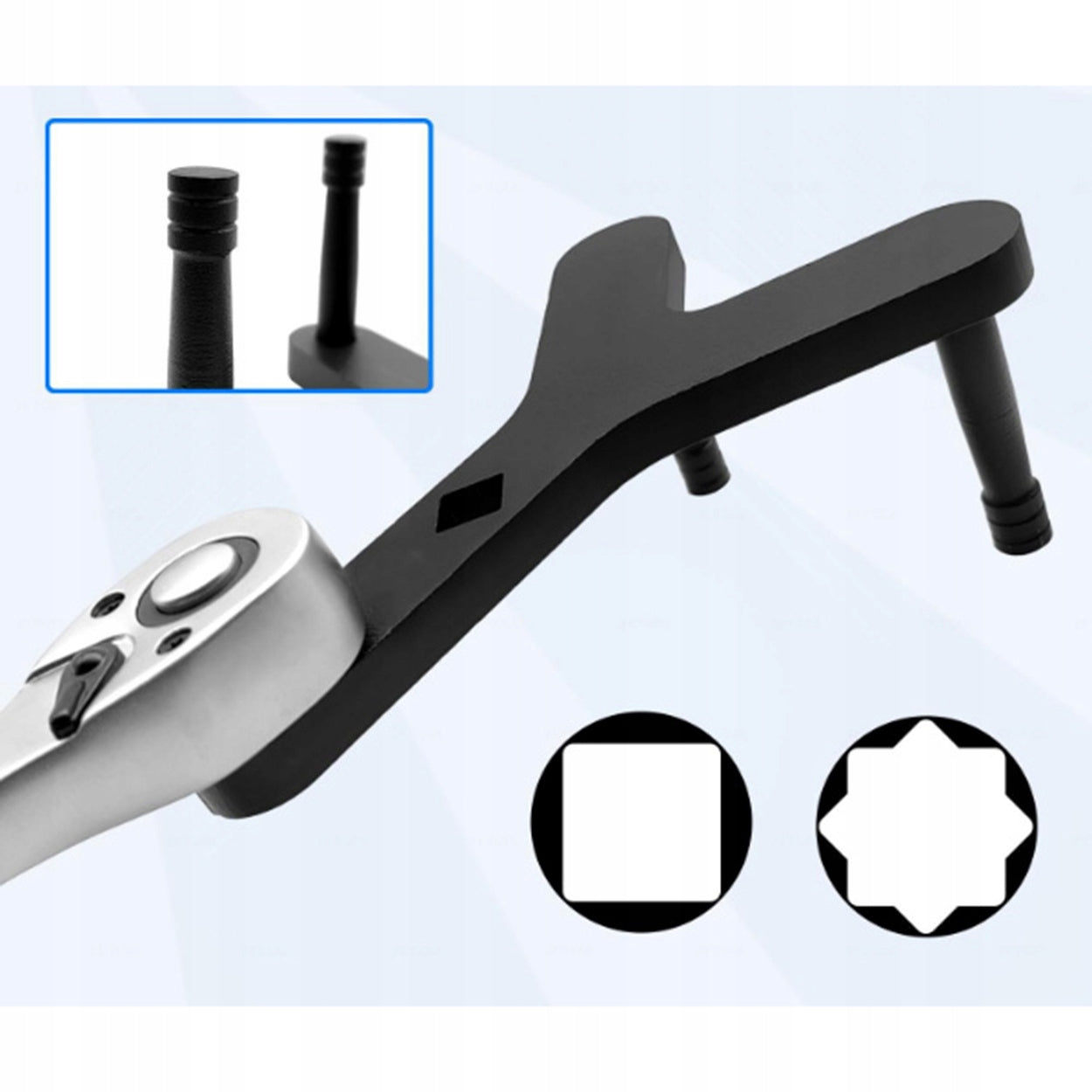 Raktas SWING ARM 13 dangteliui, tvirtas, svirties nuėmimui