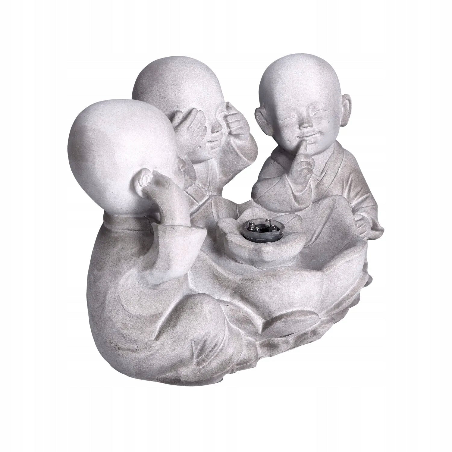Home Fountain Led Buddha 3pcs 32cm Room Small