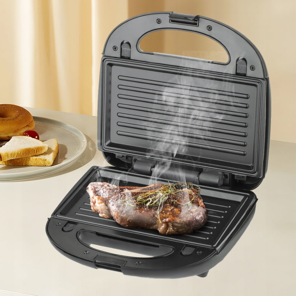 6in1 Electric Breakfast Machine Sandwich Grill Six Temperature Levels Brand no brand