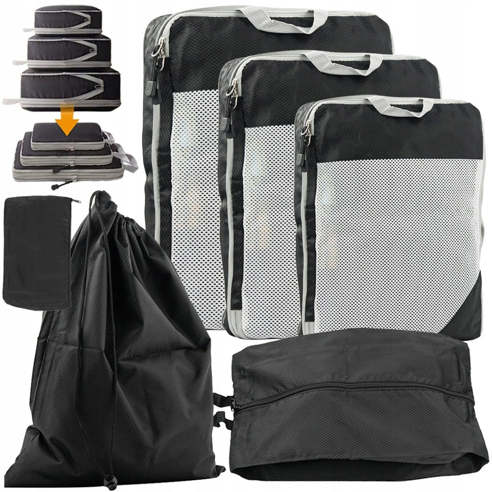 6in1 SUITCASE CABINET ORGANIZER SET TRAVEL COMPRESSION ORGANIZER