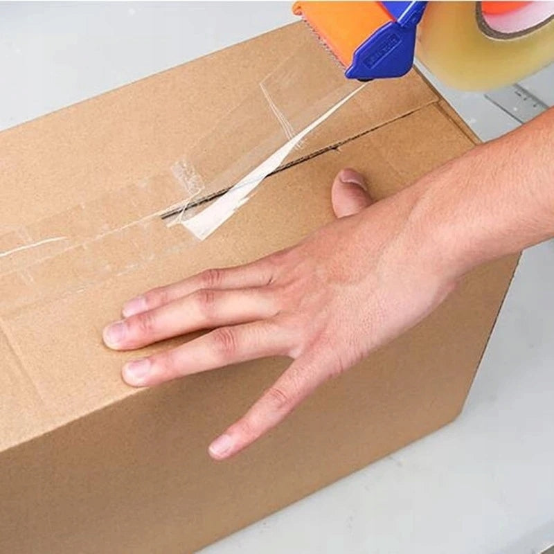 6pcs ADHESIVE PACKING TAPE 100m LONG TRANSPARENT ACRYLIC Brand no brand