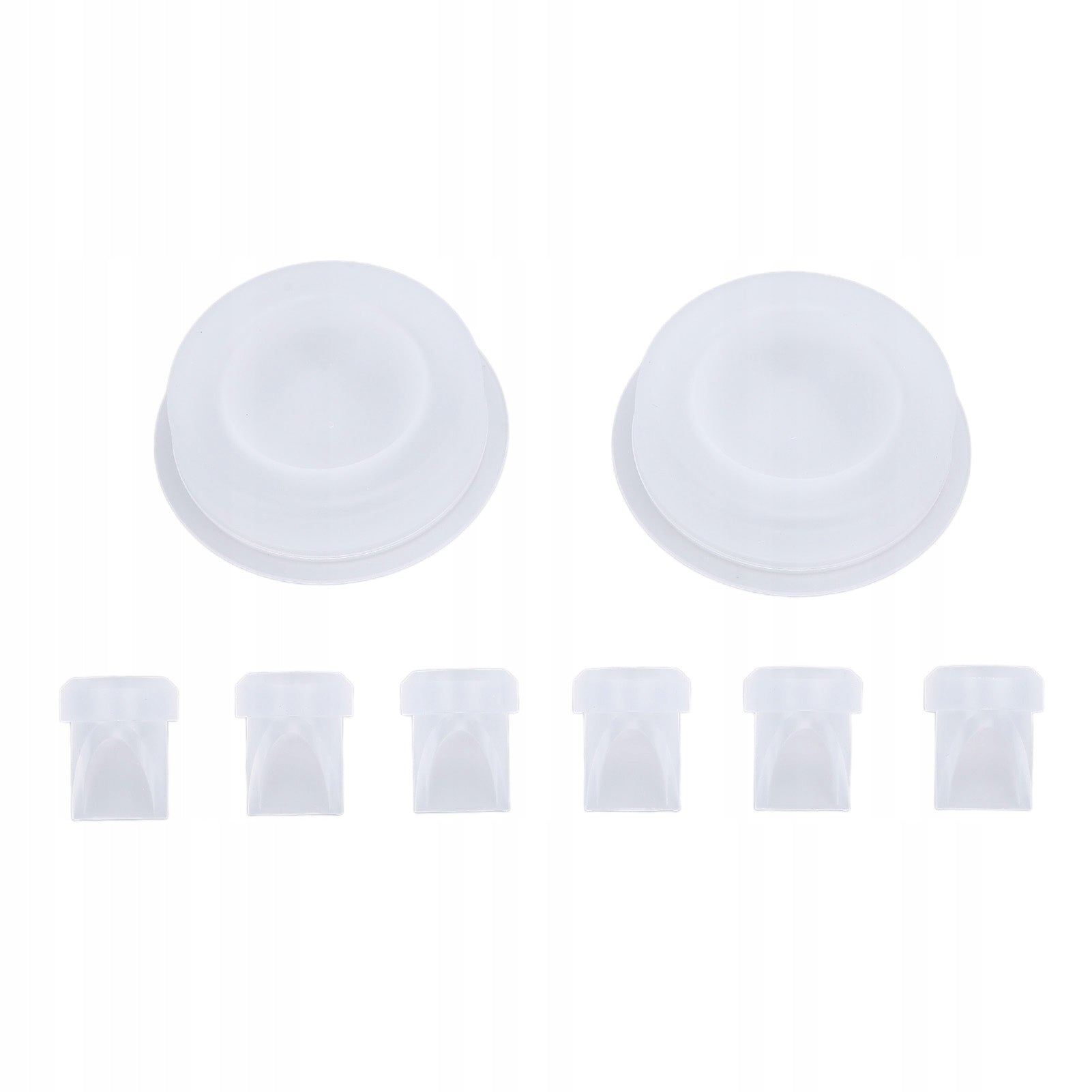 6pcs Duckbill Valves and 2PCS Silicone Diaphragm Compatible for 7K Medical device no