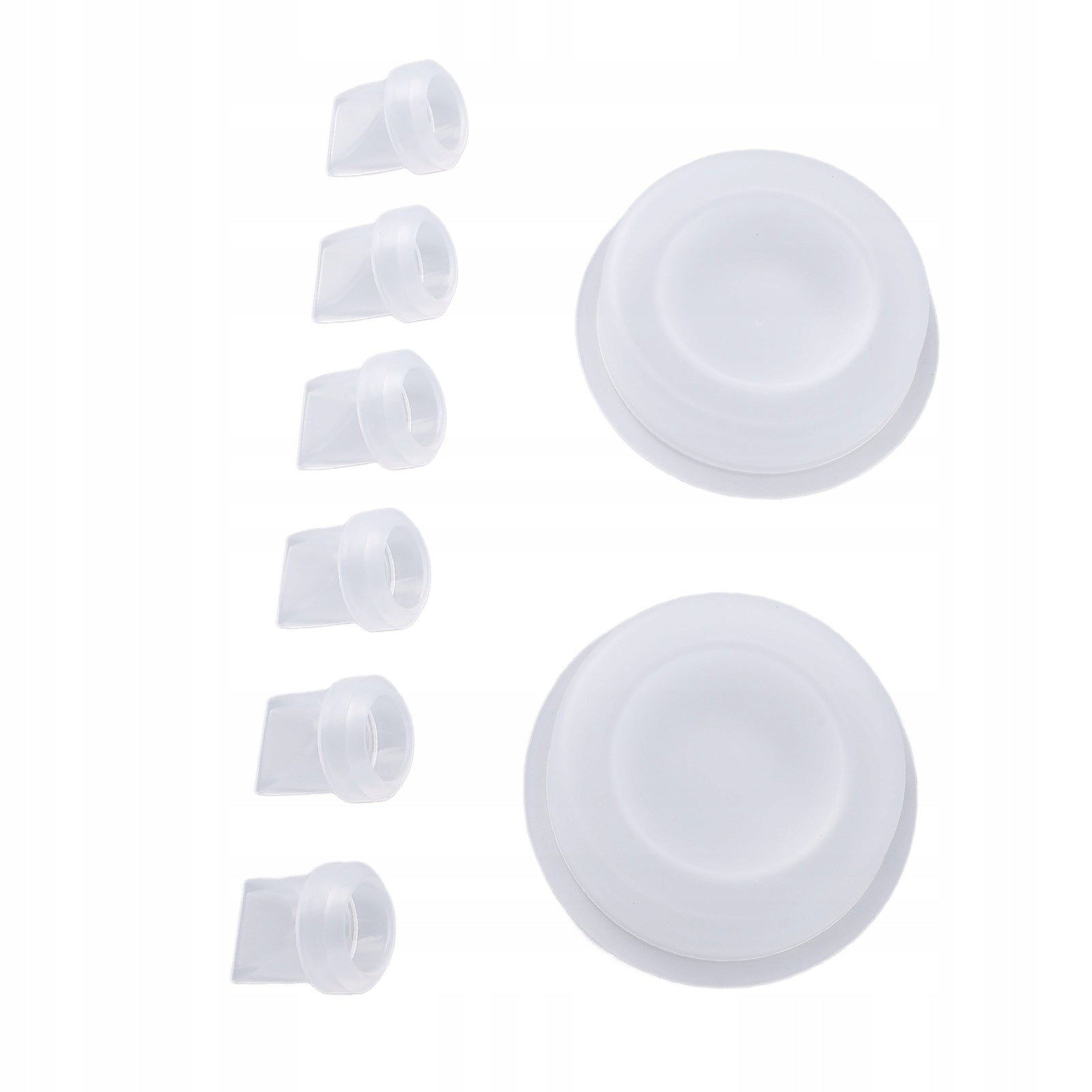 6pcs Duckbill Valves and 2PCS Silicone Diaphragm Compatible for D0 Medical device no