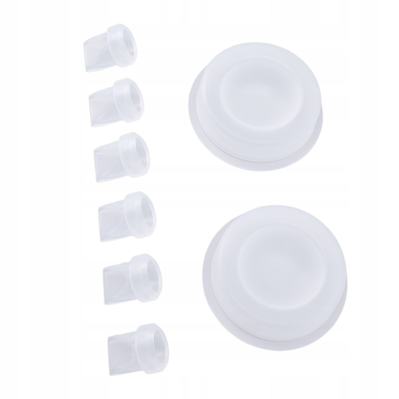 6pcs Duckbill Valves and 2PCS Silicone Diaphragm Compatible for D0