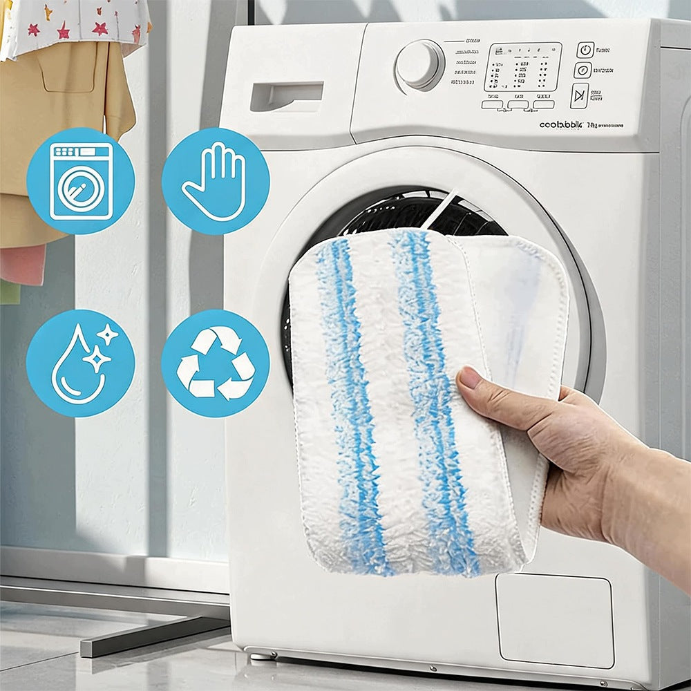 6pcs Reusable Microfiber Mop Cartridges for Tile and Wood Brand Bedee