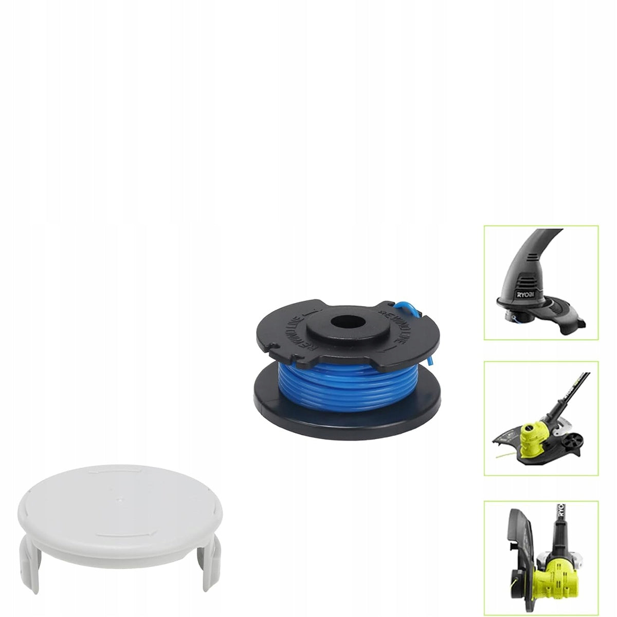 6pcs Spool with 1,6mm Line for Ryobi Length 3.3 m