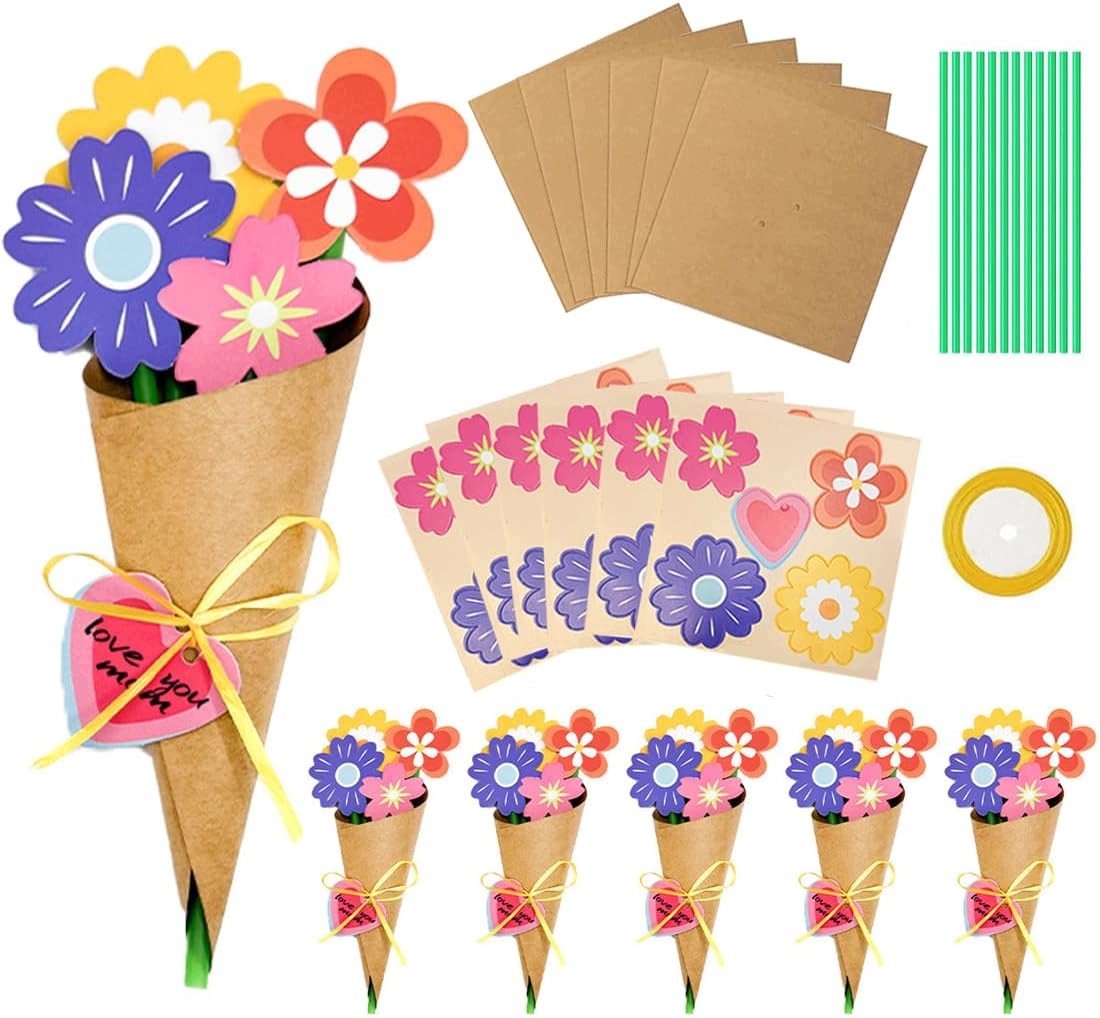 6pcs small envelopes, wrapping paper envelopes, multicolor, color