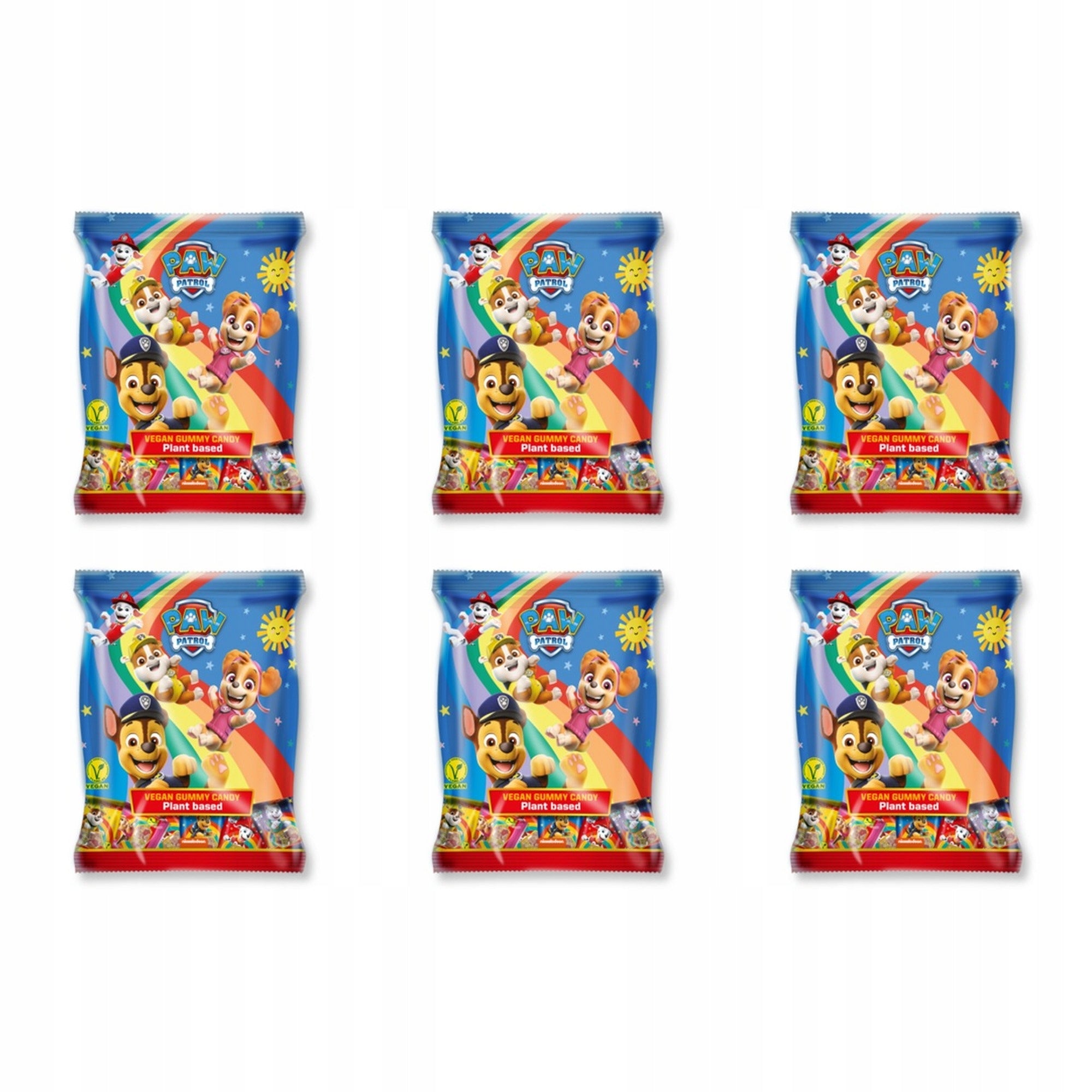 6x 240g PAW Patrol Vegan gummies