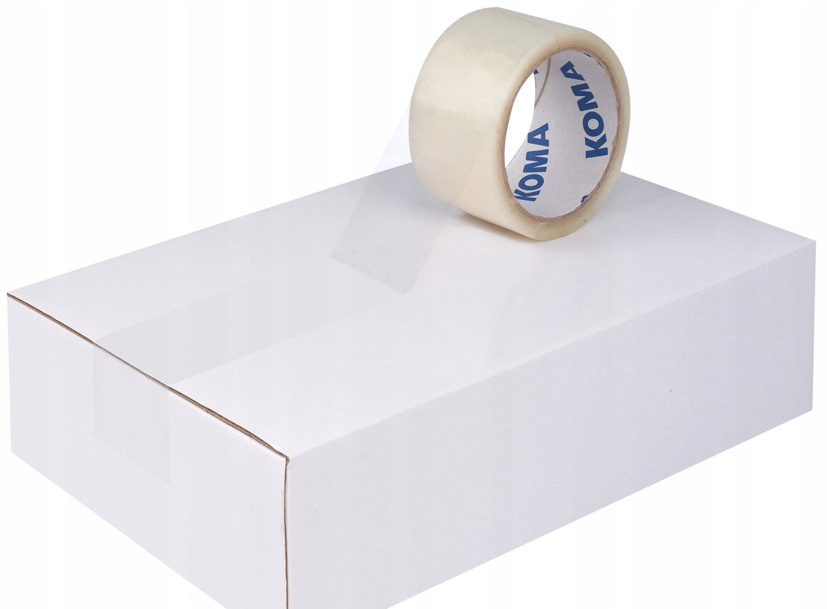 6x 48mm/60y ADHESIVE TAPE FOR PACKAGING RUBBER Transparent KOMA EAN (GTIN) 5904035307385