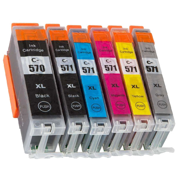 6x CANON PIXMA MG7750 MG7751 PRINTER INKS