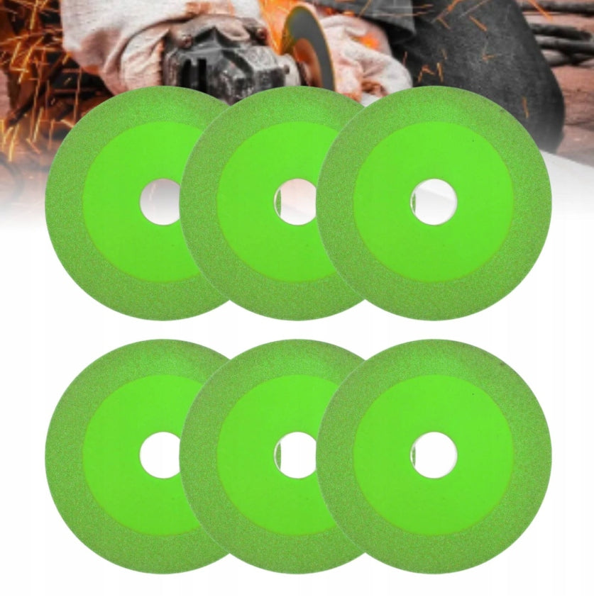 6x DIAMOND BLADE FOR GRINDING GLASS TILE CERAMIC STONEWARE 125MM