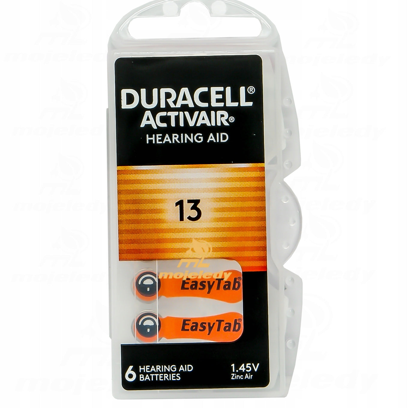 6x DURACELL hearing aid batteries 13 expiry date to 01/2030 Packaging status original