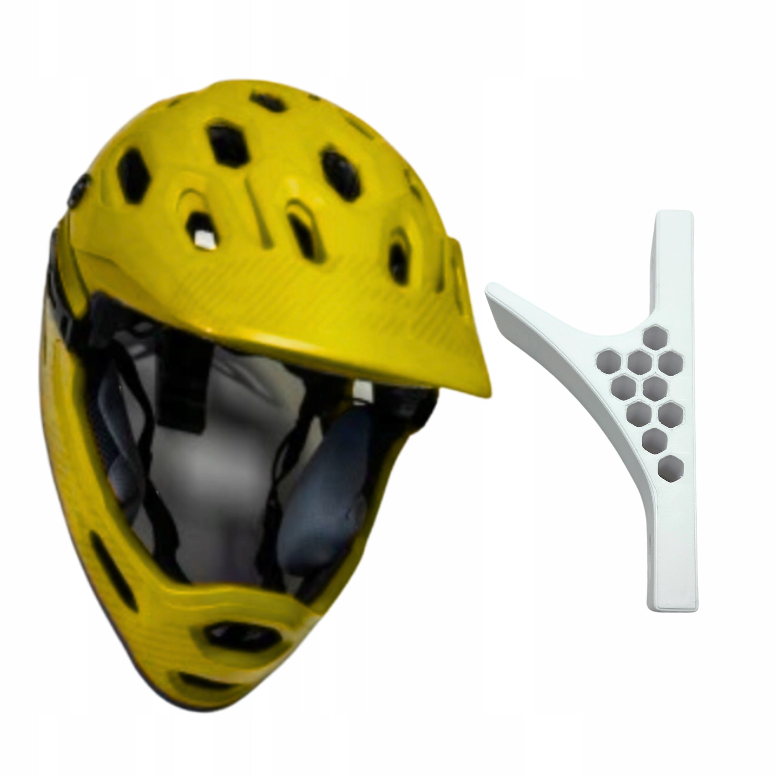 6x Hanger Bicycle Helmet Holder Moto White Super Strong Wall Hook Manufacturer code 6x wieszak na kask rower motocykl Narty