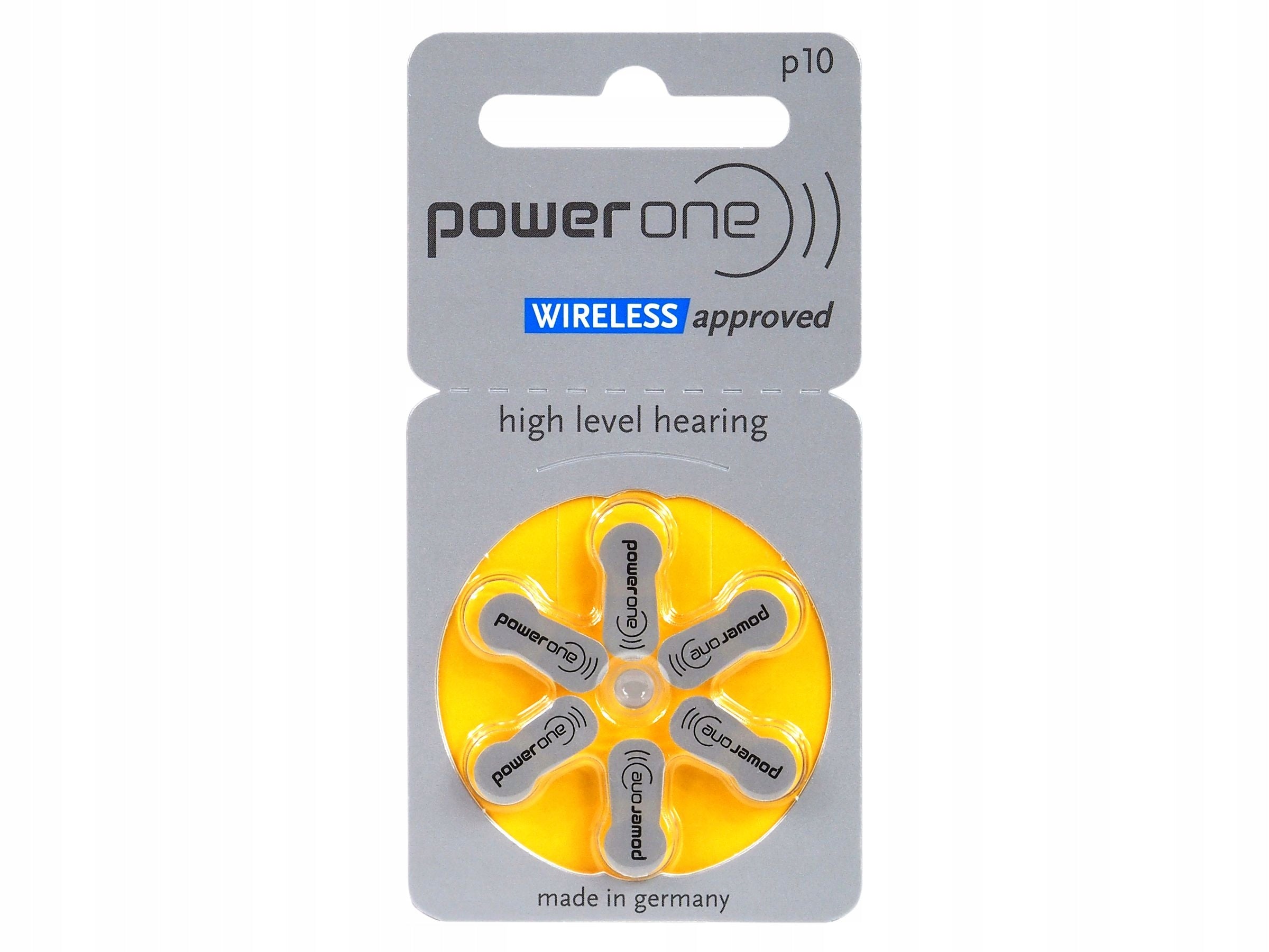 6x Hearing Aid Batteries 10 PR70 p10 Power One Varta 10- Sale! Medical device no