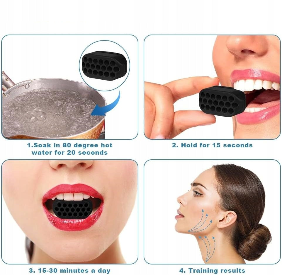 6x JAW EXERCISE TRAINER JAW FACE MODELING SET Packaging status original