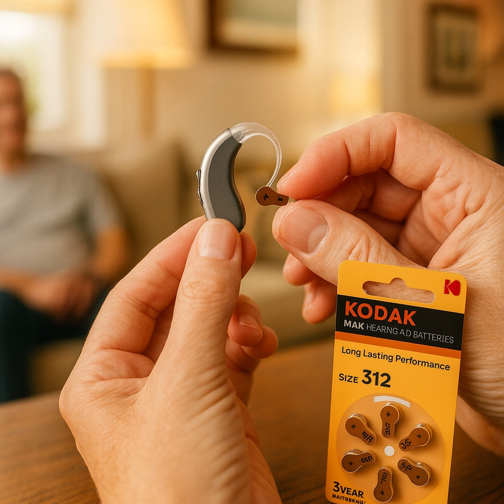 6x KODAK 312 - battery for hearing aid, zinc-air Medical device no