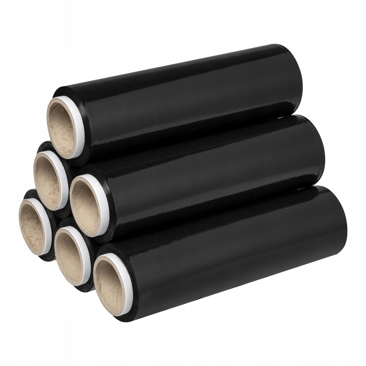 6x MINI RAP FILM BLACK OPAQUE ROLL WITH A WIDTH OF 25 CM SET STRONG 85 M EAN (GTIN) 5903949450156
