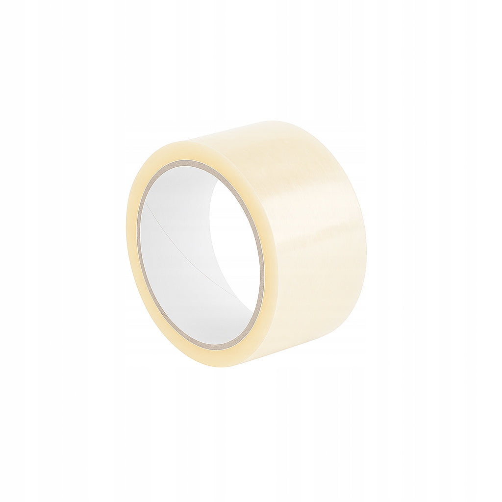 6x PACKING TAPE 48/50m ACRYLIC TRANSPARENT banner Adhesive type acryl