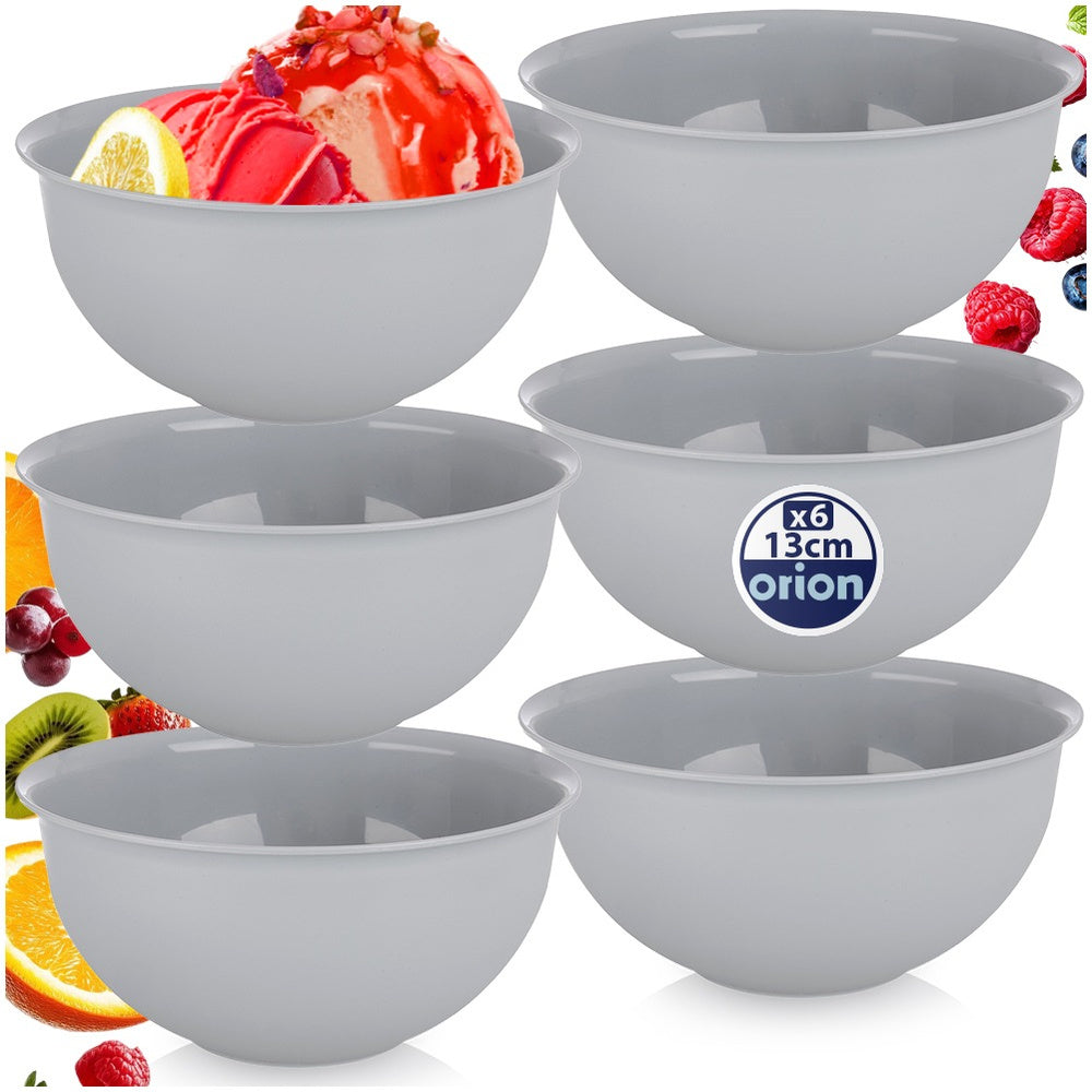 6x Plastic Cups Reusable Travel Picnic Bowls 500 ml