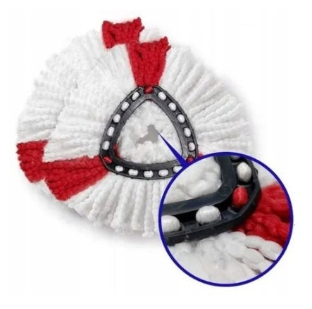 6x ROTARY MOP CARTRIDGE TURBO ABSORBENT MOP CARTRIDGES VILEDA REPLACEMENT Manufacturer code WKŁADY zamiennik VILEDA TURBO chłonne ZAPAS
