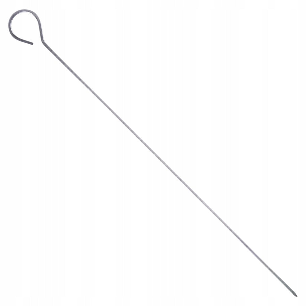 6x SKEWERS grill meat vegetables steel pins 25 cm VILDE Kind shish kebab skewers