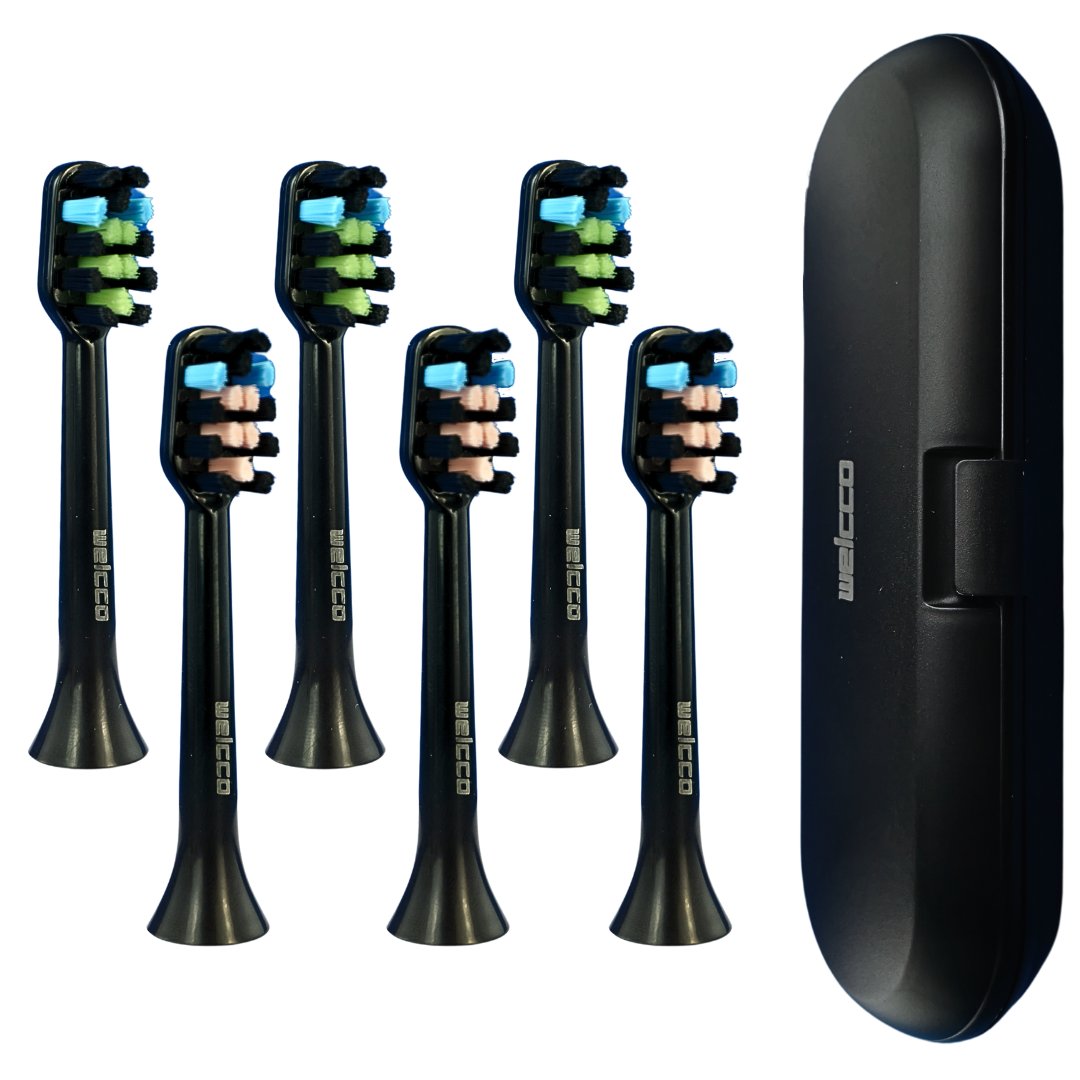 6x Tips for Vitammy Symphony Black Replacement Welcco + TRAVEL CASE
