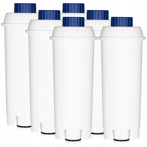 6x Water filter for DELONGHI + Powerful DELONGHI DESCALER 500 ml Manufacturer code brak