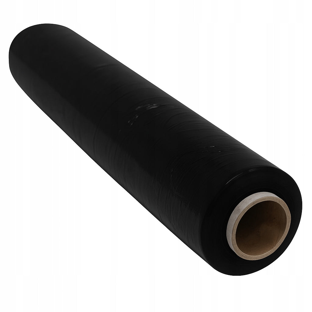 6x XXL STRETCH FILM 2,93KG BLACK STRONG THICK OPAQUE STRETCH BLACK Manufacturer code FOLIA STRETCH