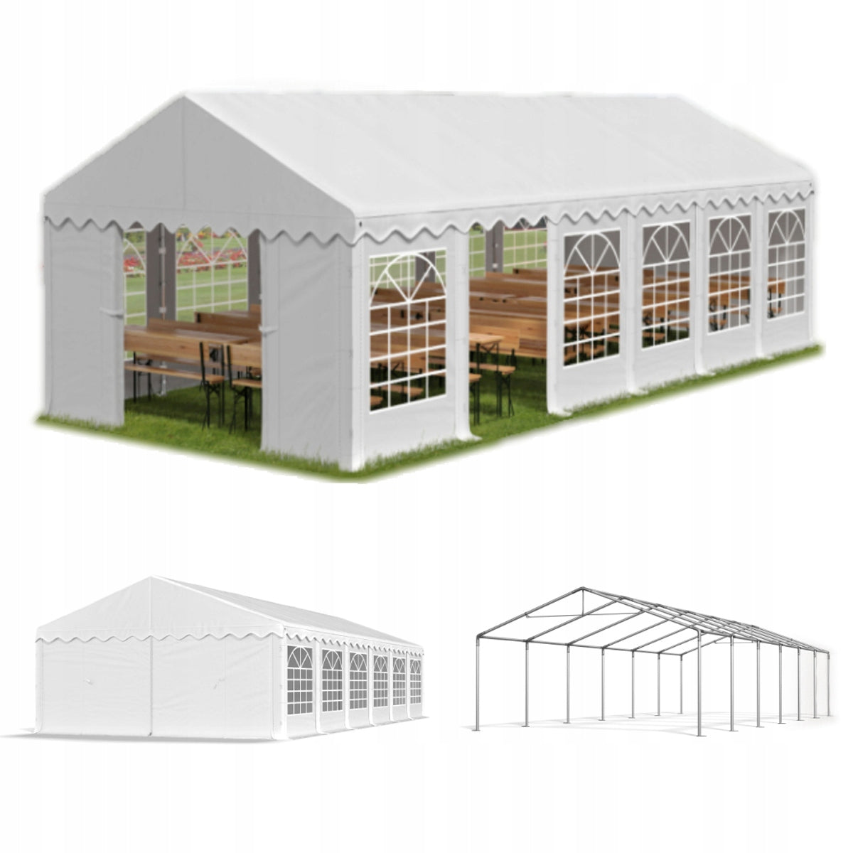 6x12 Party Garden Tent HOME - VARIOUS COLORS