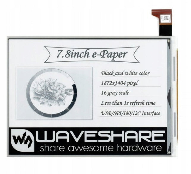 7.8inch e-Paper - 7,8" e-Paper Display